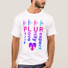 PLUR (Respeto por la unidad de amor a la paz)