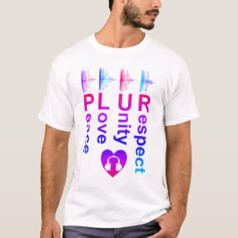 Camiseta PLUR (Respeto por la unidad de amor a la paz)