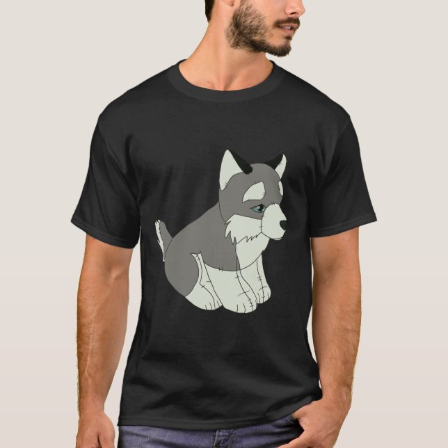 Camiseta Plush Anna Club Husky (Anverso)