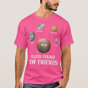 Camiseta Pluto Encontró Nuevo Premio de Ciencia Espacial So