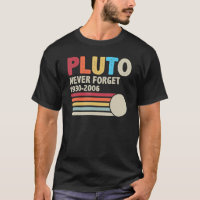 Pluto Never Forget Astronomy Retro Space And 70s 8