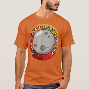 Camiseta Pluto nunca olvida 1930-2006