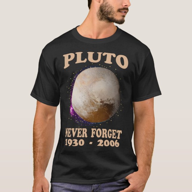 Camiseta Pluto nunca olvida 1930 2006 (Anverso)