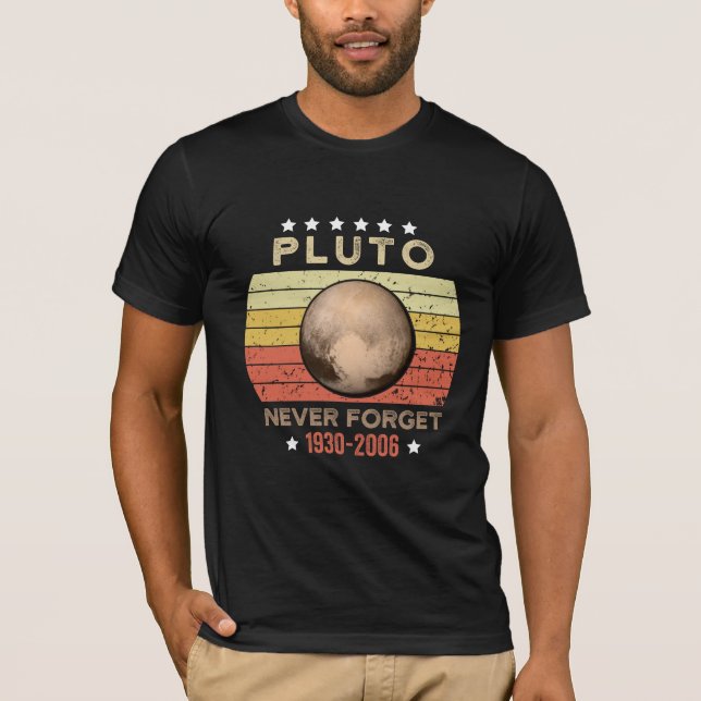 Camiseta Pluto nunca olvida 1930-2006 (Anverso)