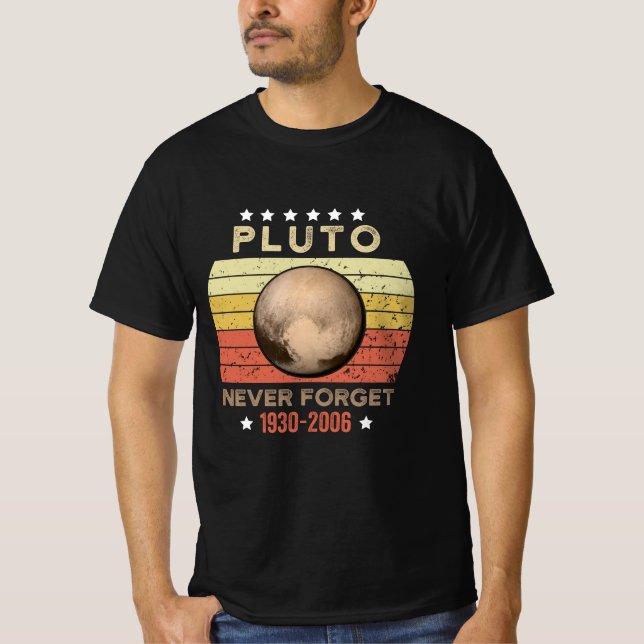 Camiseta Pluto nunca olvida 1930-2006 (Anverso)