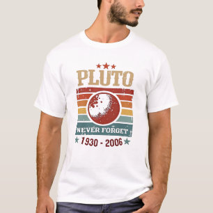 Camiseta Pluto nunca olvida 1930-2006 - Espacio de cosecha 