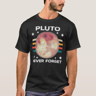 Camiseta Pluto Nunca Olvidar - Diseño Retro Molesto - Sp