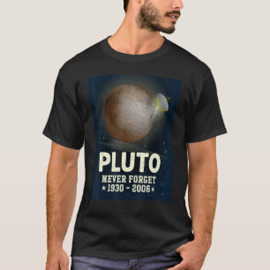 Camiseta Pluto Nunca Olvidó 1930 2006 Ciencia Espacio Ultra