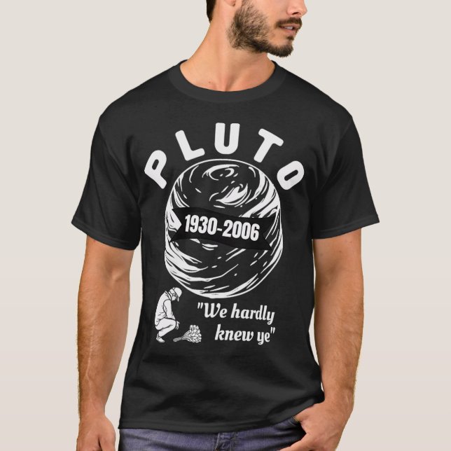 Camiseta Plutón de estilo vintage que difícilmente conocimo (Anverso)