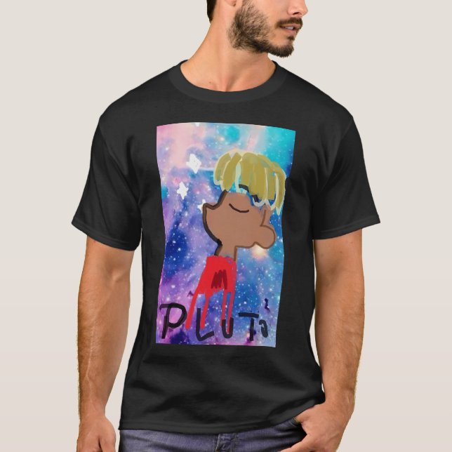 Camiseta Plutón de galaxia (Anverso)