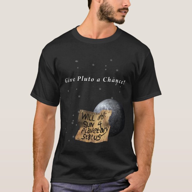 Camiseta Plutón necesita un trabajo (Anverso)