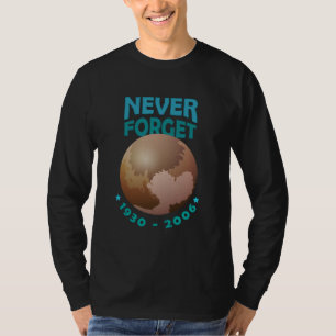 Camiseta Plutón nunca olvida 1930   Plutón nunca olvida la 
