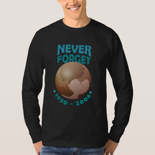 Camiseta Plutón nunca olvida 1930 | Plutón nunca olvida la  (Anverso)
