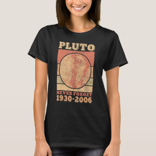Camiseta Plutón nunca olvida a los hombres de la astronomía