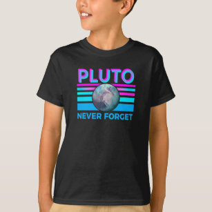 Camiseta Plutón nunca olvidar