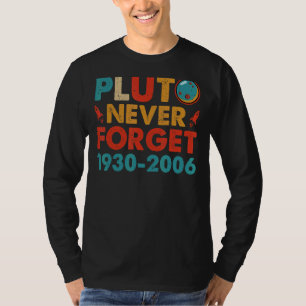 Camiseta Plutón nunca olvidar