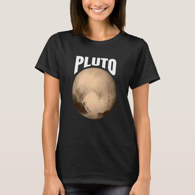 Camiseta Plutón Planeta del Sistema Solar (Anverso)