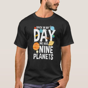 Camiseta Plutón planetario para un astronoma de hobby