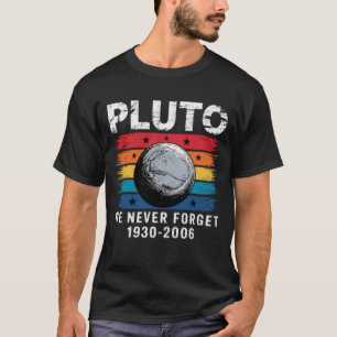 Camiseta Plutón retro nunca olvidamos la justicia para Plut