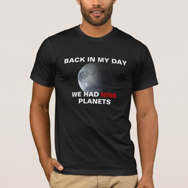 Camiseta Plutón solo (Anverso)