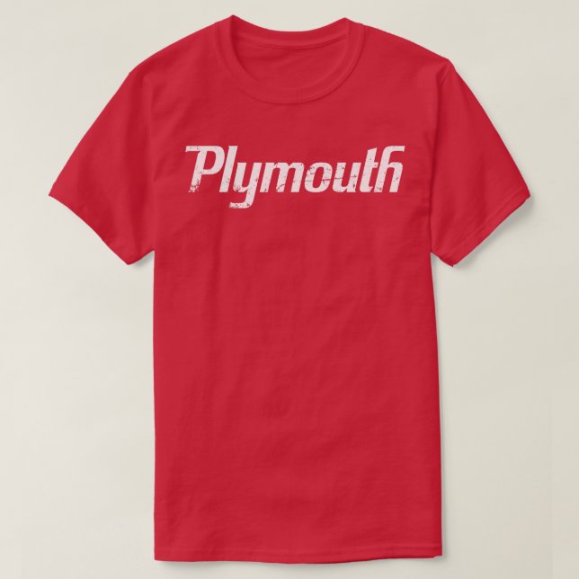 Camiseta Plymouth (Diseño del anverso)