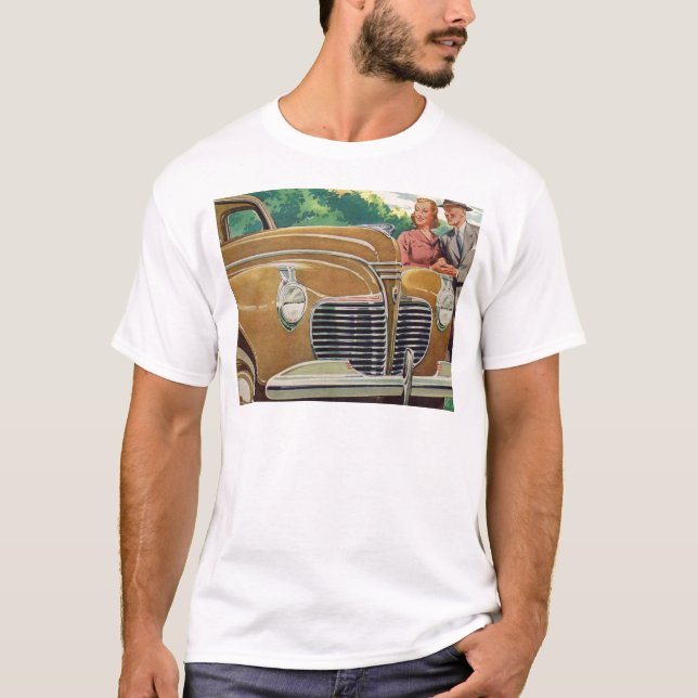 Camiseta Plymouth de oro GIGANTESCO 1941 de la mamá y del (Anverso)