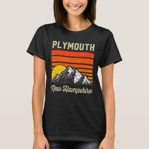 Camiseta Plymouth New Hampshire Hometown City State Retro U