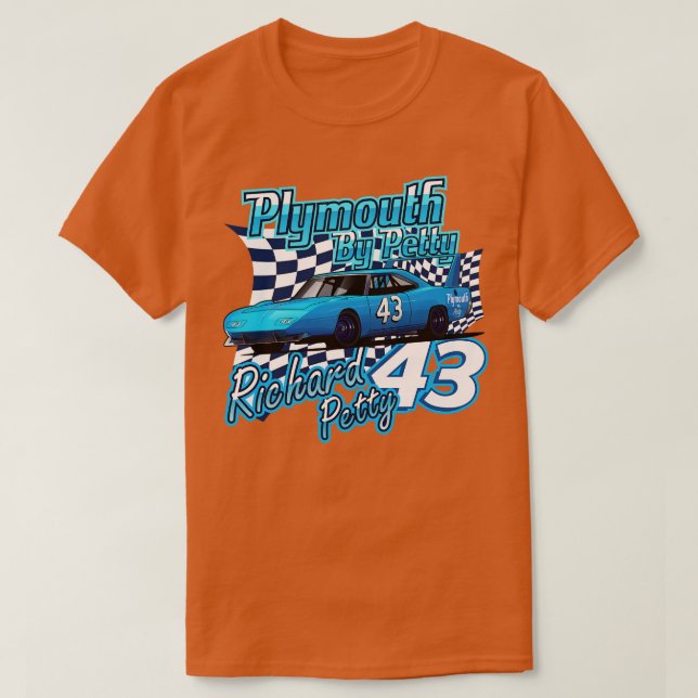 Camiseta Plymouth Por Petty (Diseño del anverso)