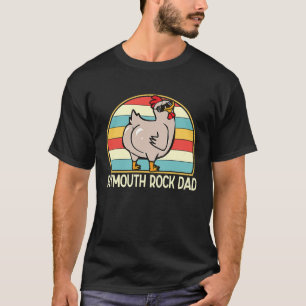 Camiseta Plymouth Rock Papá Gallo Papá Granjero para Hombr