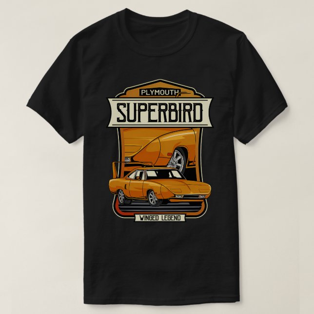 Camiseta Plymouth Superbird 1 (Diseño del anverso)