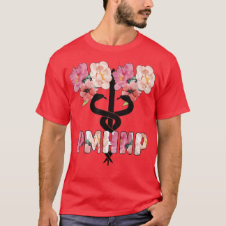 Camiseta PMHNP Caduceus Enfermera psiquiátrica de salud men