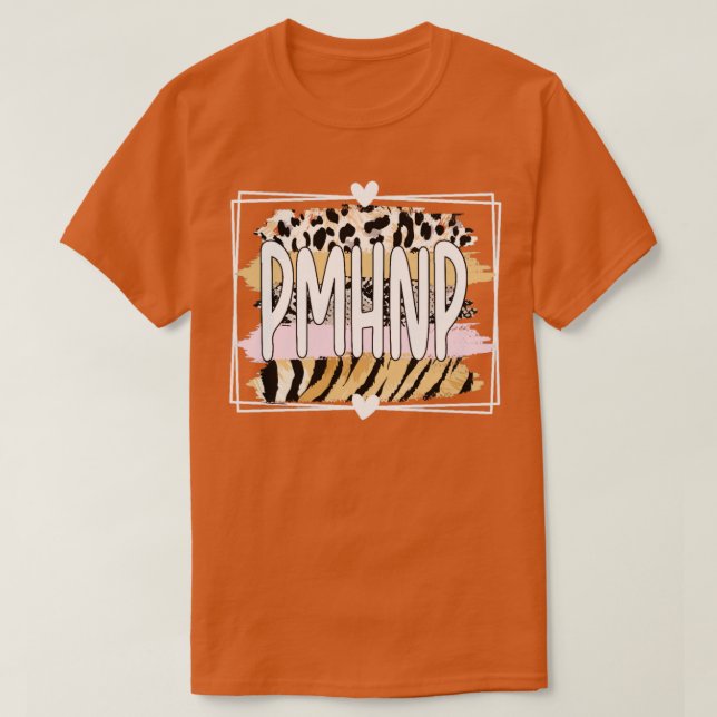 Camiseta PMHNP Enfermera psiquiátrica de salud mental (Diseño del anverso)