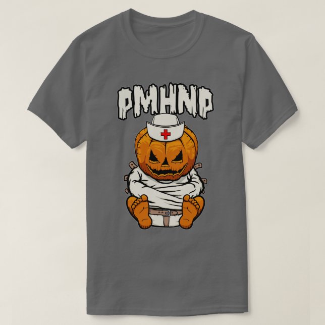 Camiseta PMHNP Psiquiatría Enfermera psiquiátrica Loca Bomb (Diseño del anverso)