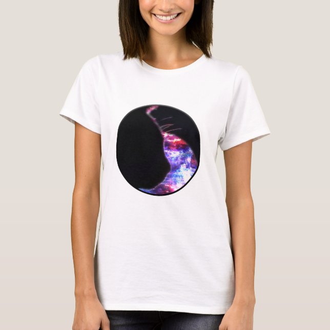 Camiseta PN 30 Gatos de galaxia (Anverso)