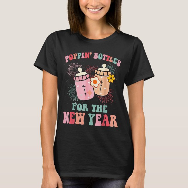 Camiseta Pn’ Bottles For The New Year Nicu Nurse  (Anverso)