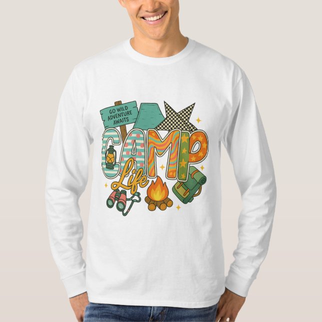 Camiseta PNG de Camp Life (Anverso)