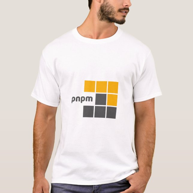 Camiseta PNPM - Fast Disk Space Efficient Package Manager (Anverso)