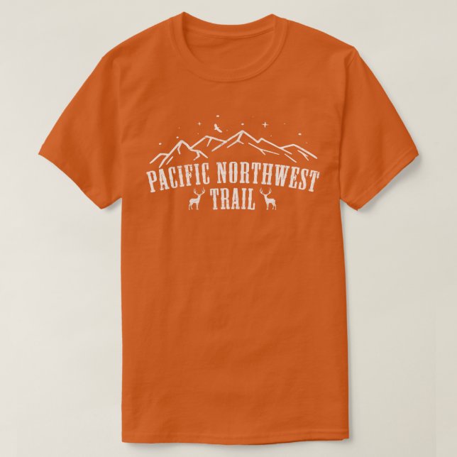 Camiseta PNT Backpackin del Sendero Nacional del Pacífico N (Diseño del anverso)