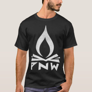 Camiseta PNW Campfire u2013 Cascadia Pacífico noroeste 