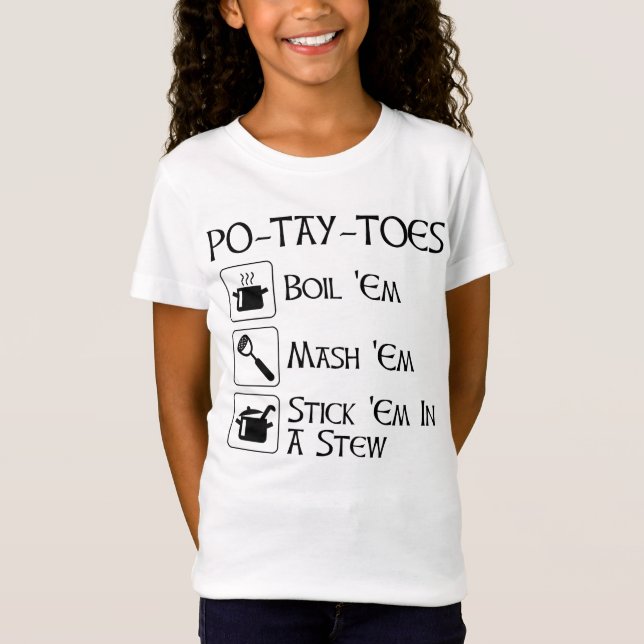 Camiseta Po-Tay-Toes (Anverso)