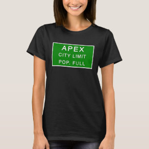 Camiseta Población Apex de Carolina del Norte Completa Grow