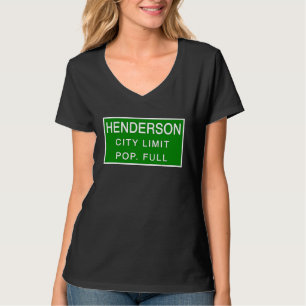 Camiseta Población de Henderson Nevada Crecimiento más rápi