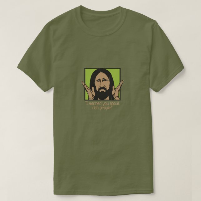 Camiseta Pobre Jesus T-Shirt (Diseño del anverso)