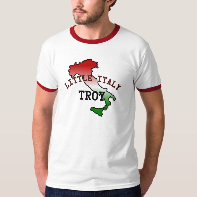 Camiseta Poca Italia Troy Nueva York (Anverso)