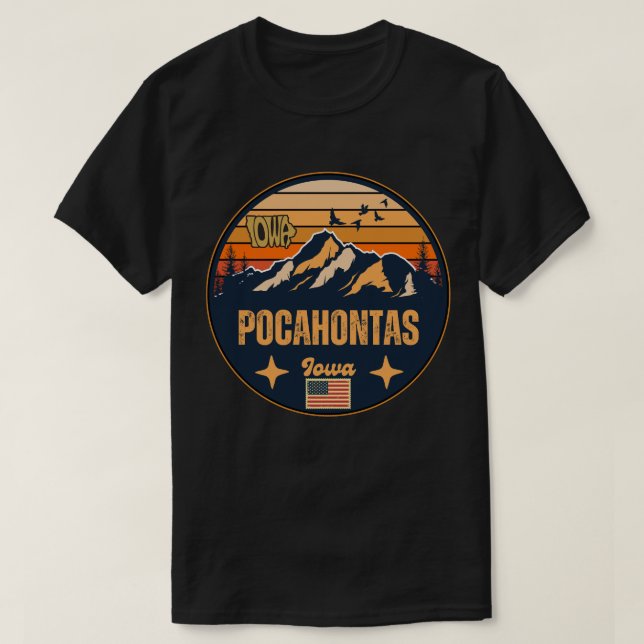 Camiseta Pocahontas, Iowa (Diseño del anverso)
