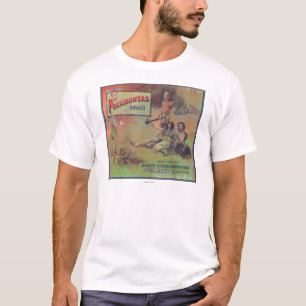 Camiseta Pocahontas LabelPorterville anaranjado, CA