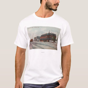 Camiseta Pocatello, identificación - trenes y gente