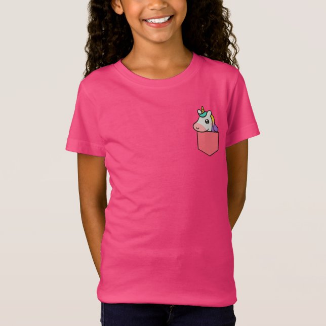 Camiseta Poche licorne  (Anverso)