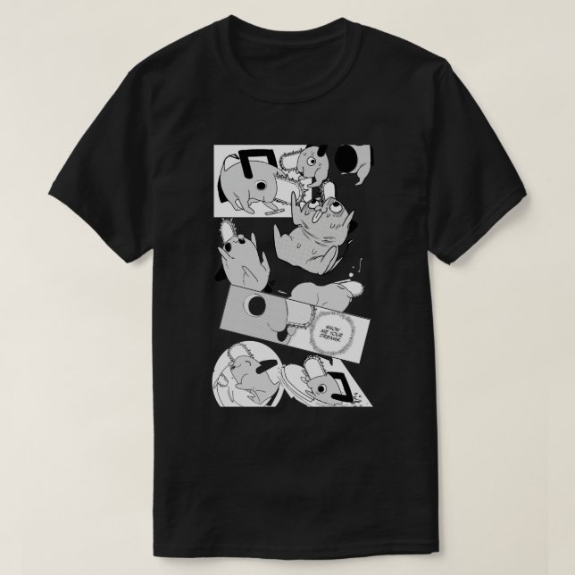 Camiseta Pochita comp (Diseño del anverso)