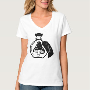 Camiseta Poción de bruja y champiñones personalizados